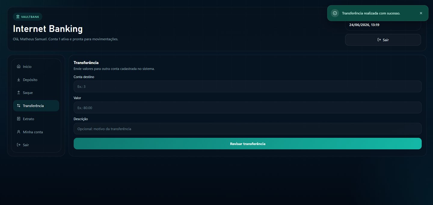 Sistema Banc&aacute;rio Web - transfer&ecirc;ncia